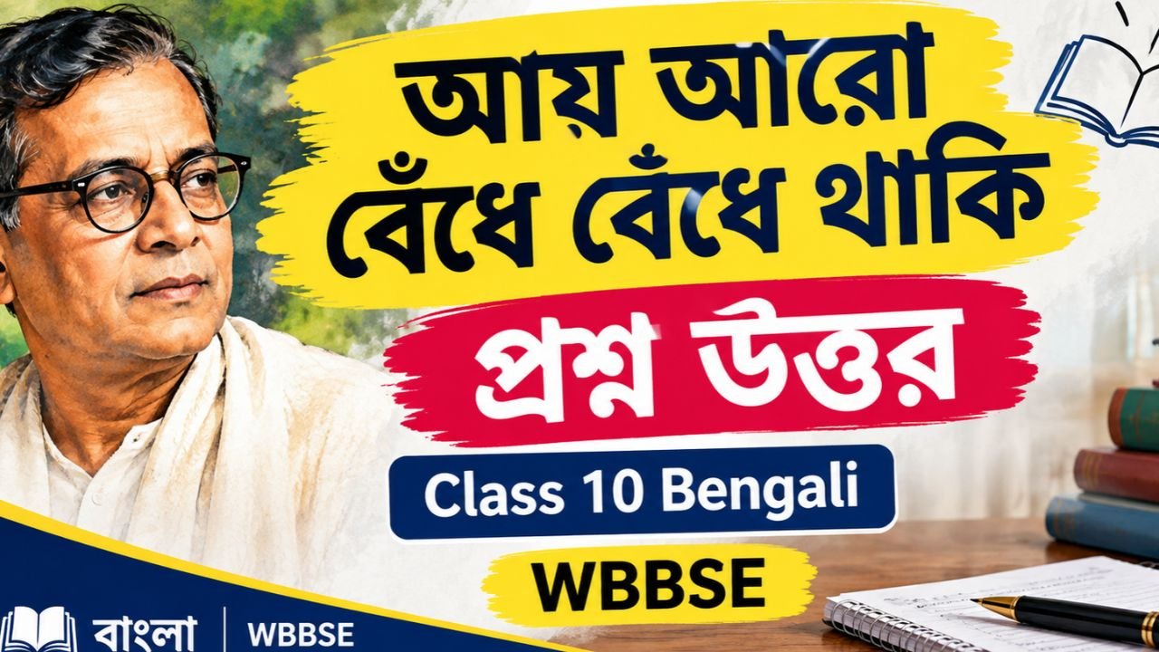 আয় আরো বেঁধে বেঁধে থাকি প্রশ্ন উত্তর