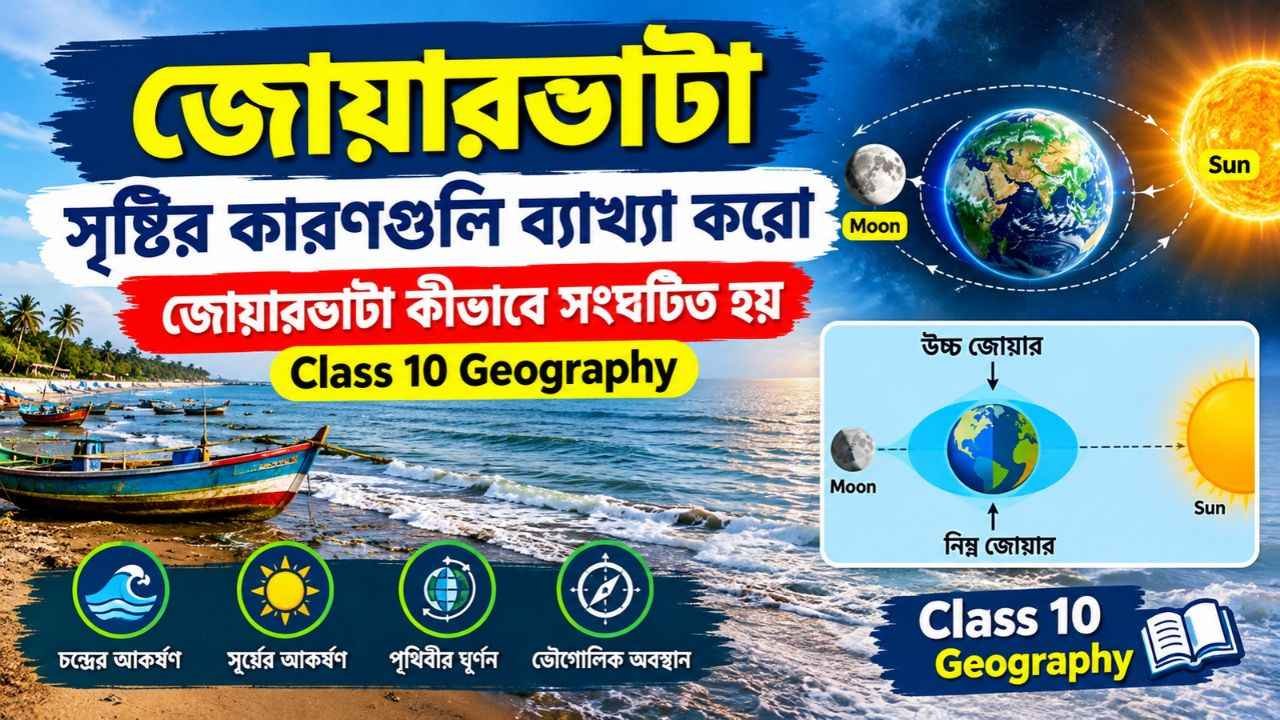 জোয়ারভাটা সৃষ্টির কারণগুলি